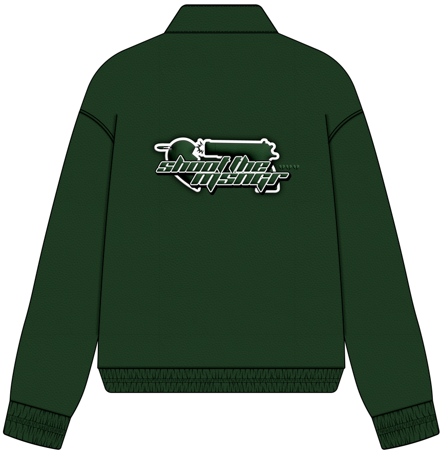 RACING GREEN LEATHER JACKET