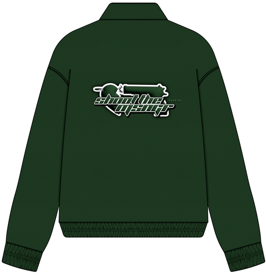 RACING GREEN LEATHER JACKET